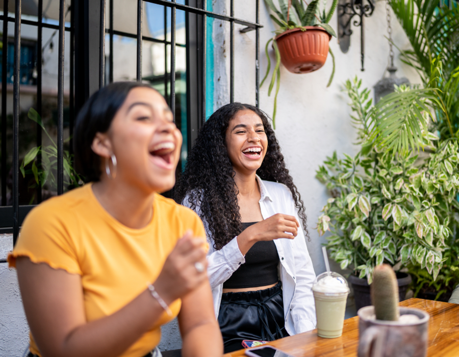 Residents laughing at Tortola in Zephyrhills, Florida