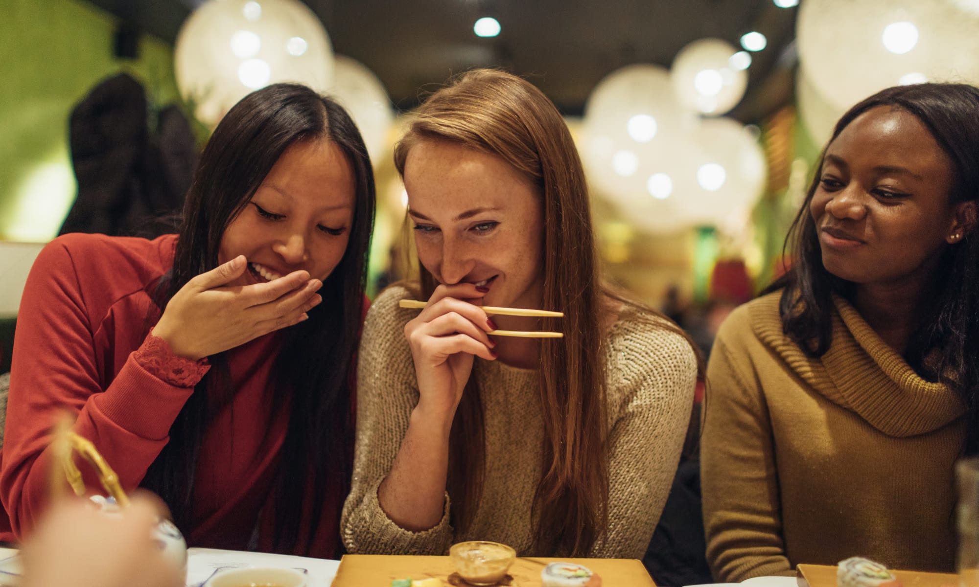 Residents enjoying the restaurants near The Loop on Greenfield in Oak Park, Michigan