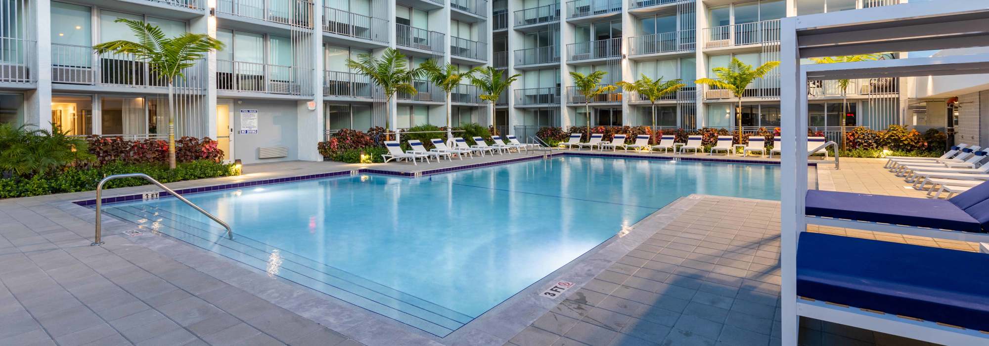 Serene Swimming pool at Alture Westland in Hialeah, Florida