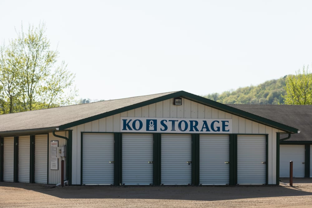 The KO logo at KO Storage in Knapp, Wisconsin. 