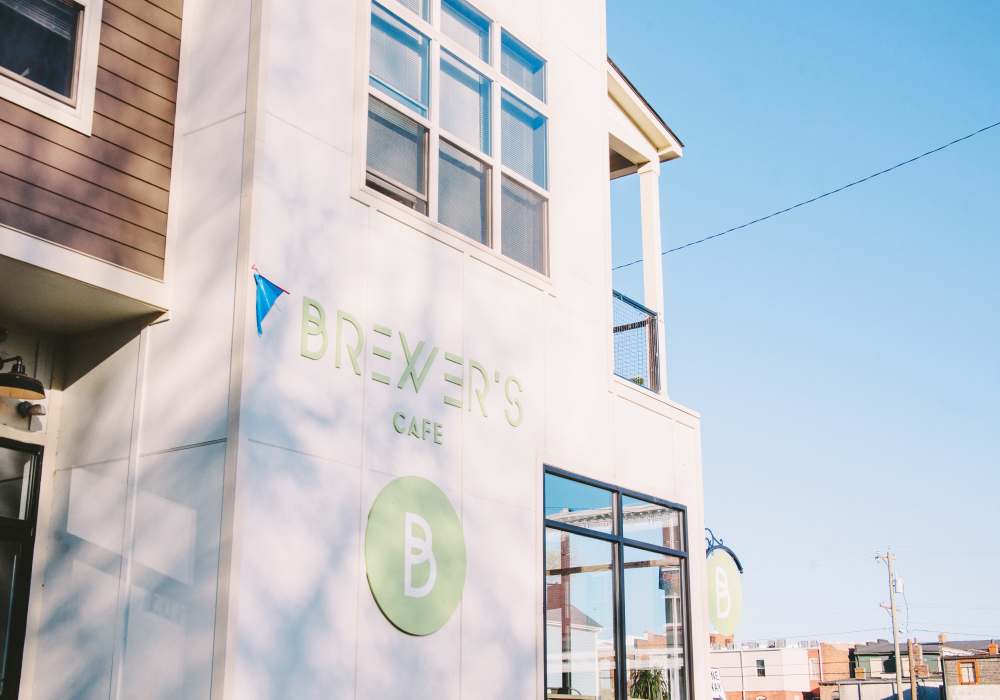 Brever's cafe near City View Lofts in Richmond, Virginia