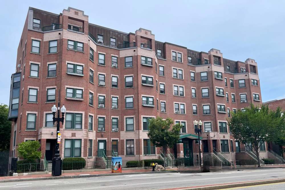 Stationary bike in the gym at SETH II in Roxbury, Massachusetts