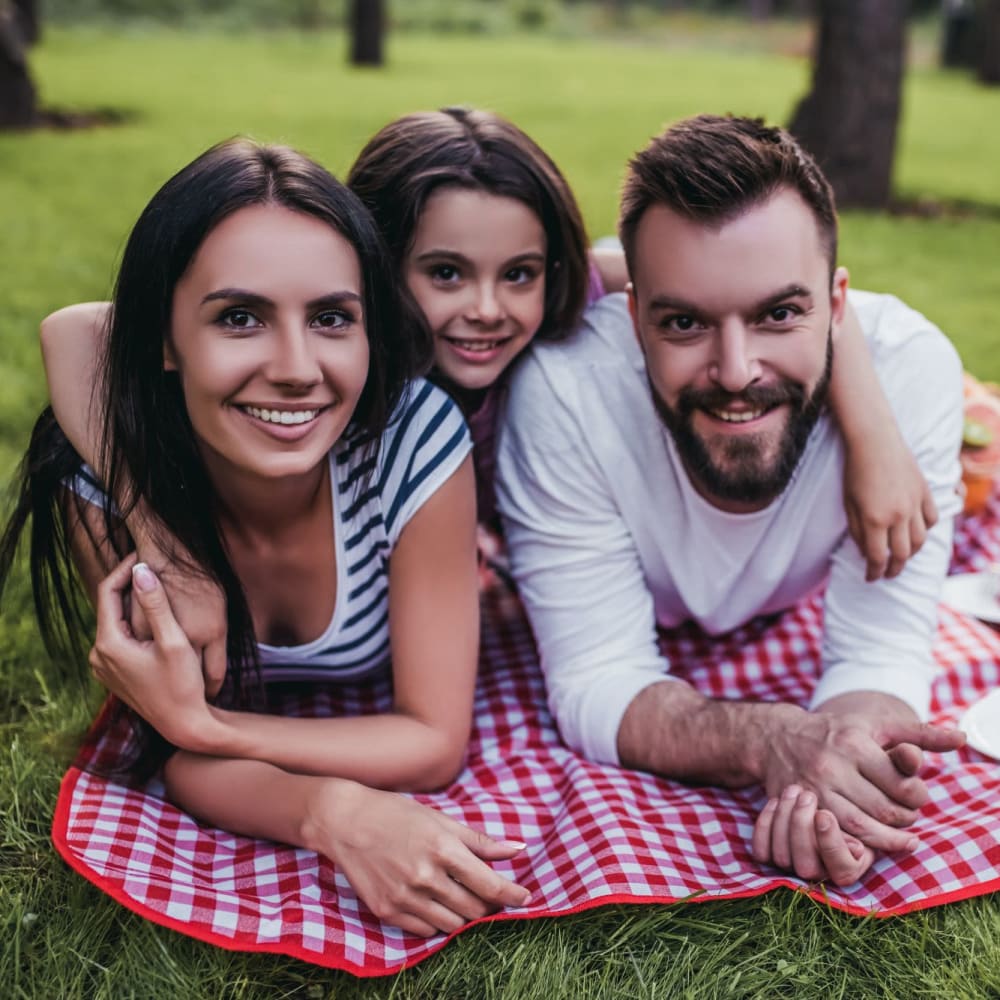 Family at Greenbriar Hills Apartments in Watertown, Connecticut