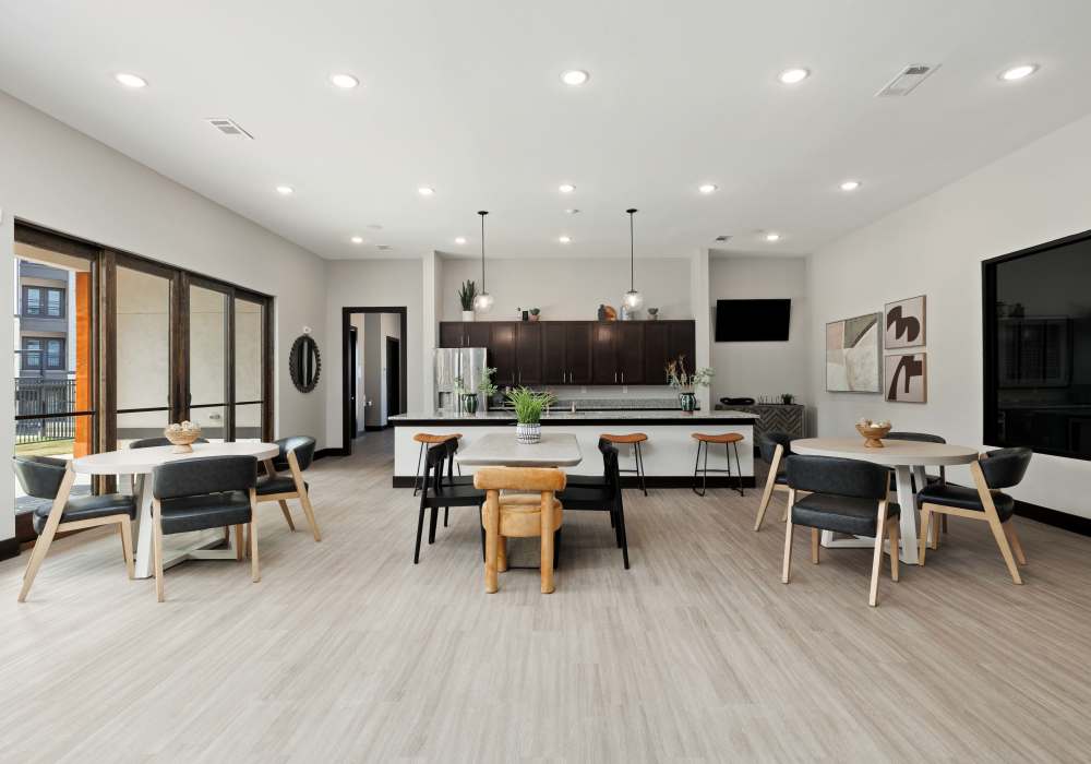 Spacious clubhouse at Walnut Springs in Seguin, Texas
