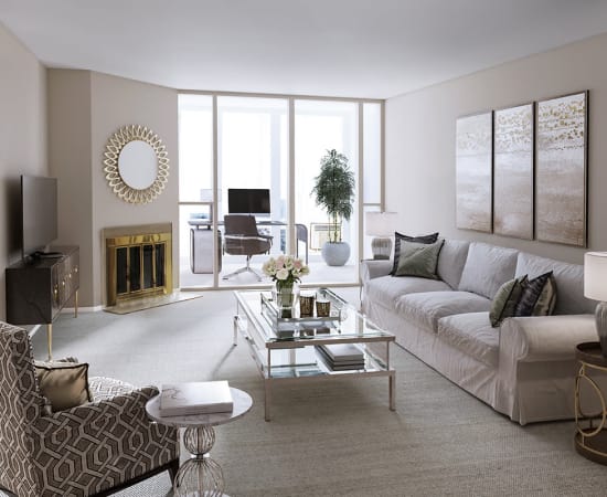 Enjoy the beautiful view from The Waterford Tower apartments