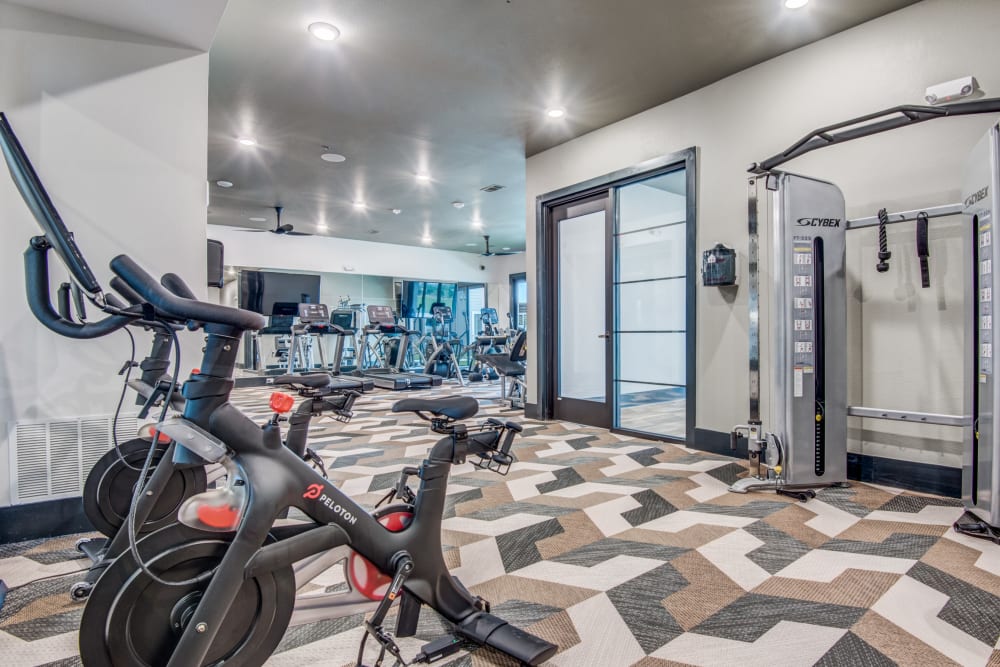 Workout room at Reserve at Round Rock in Round Rock, Texas
