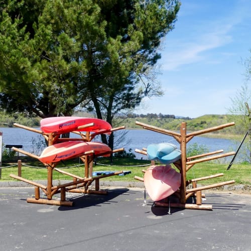 kayaks near Stuart Mesa in Oceanside, California