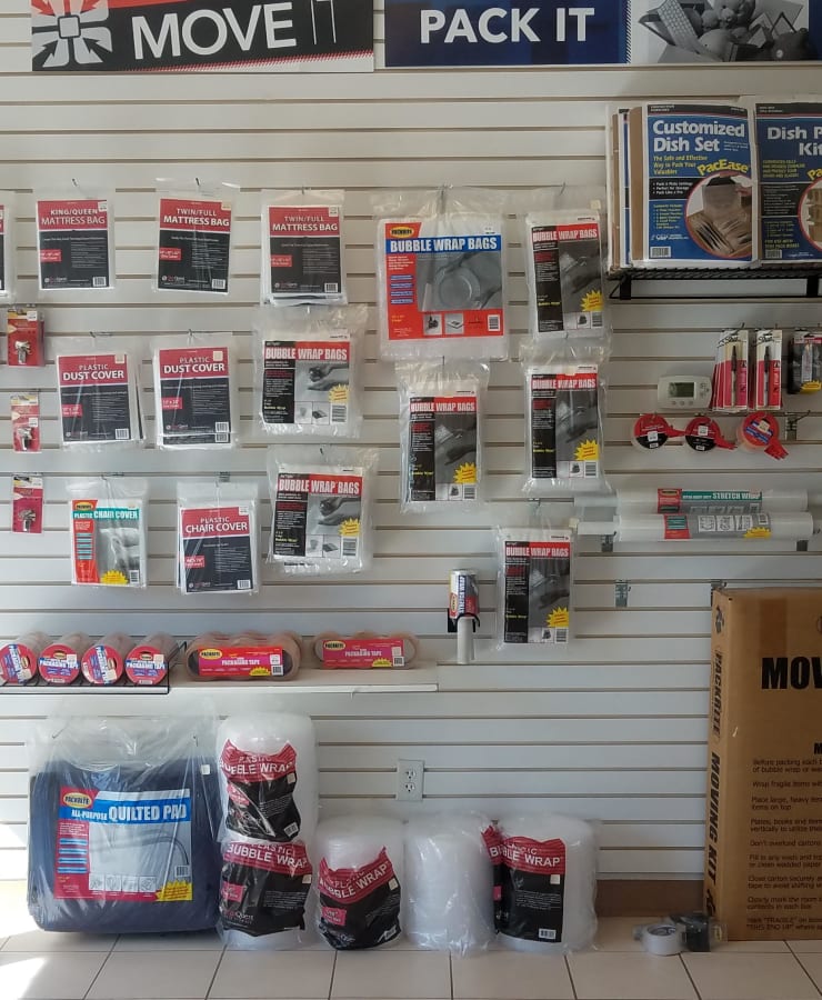 Packing supplies available at StorQuest Self Storage in Parker, Colorado