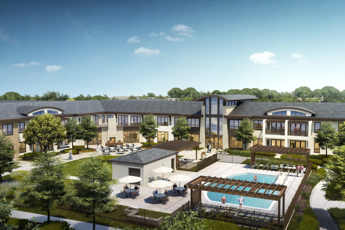 Senior living at Merrill Gardens at Brentwood in Brentwood, California