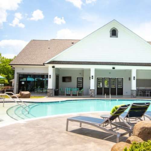 Serene pool at Laurel View in Concord, North Carolina