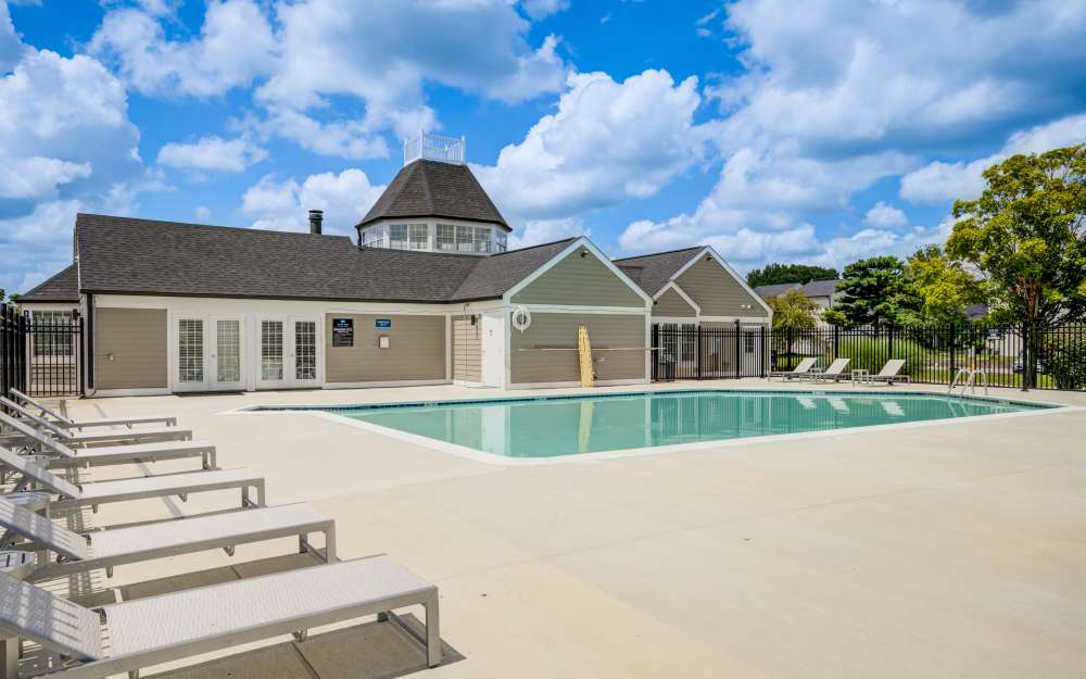 Swimming pool at Astoria Park Apartment Homes in Indianapolis, Indiana