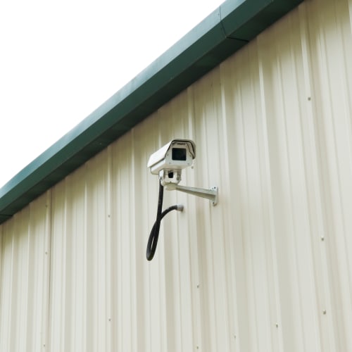 24-hour security camera at Red Dot Storage in Ponchatoula, Louisiana