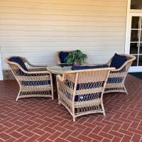 Patio at Verandas at Mitylene in Montgomery, Alabama,