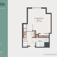 The Studio SC floor plan image