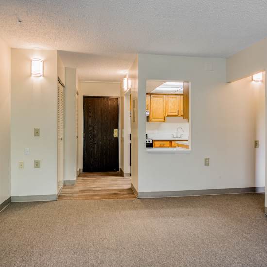 Model unit at Mable H Kehres Apartments in Monroe, Michigan