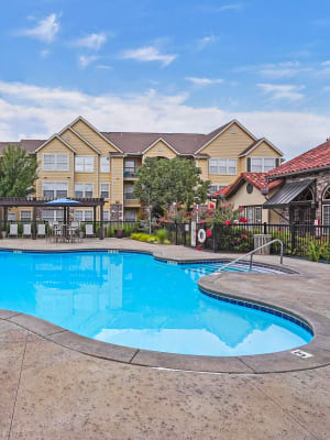 Pool at Coffee Creek Apartments in Owasso, Oklahoma