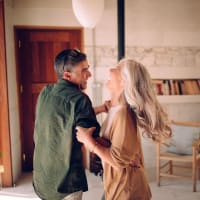 Residents dancing at Valley Estates in Richardson, Texas