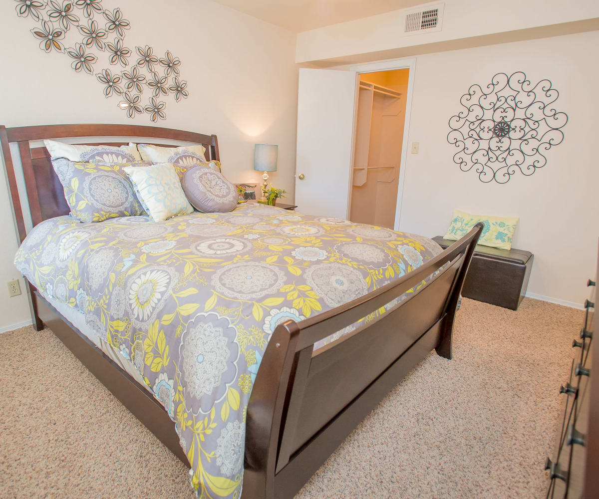 Kitchen with plenty of cabinet space at Barrington Apartments in Tulsa, Oklahoma