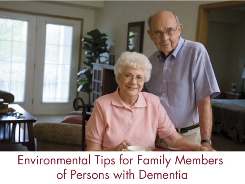 Environmental tips for family members with dementia at The Pillars of Prospect Park in Minneapolis, Minnesota