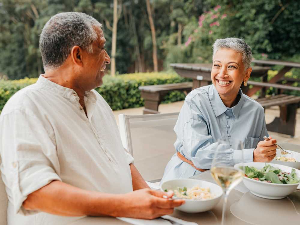  Residents enjoying by eating food near The Valley in Grand Rapids, 
