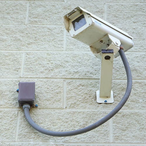 Security camera at Red Dot Storage in Monroe, Louisiana