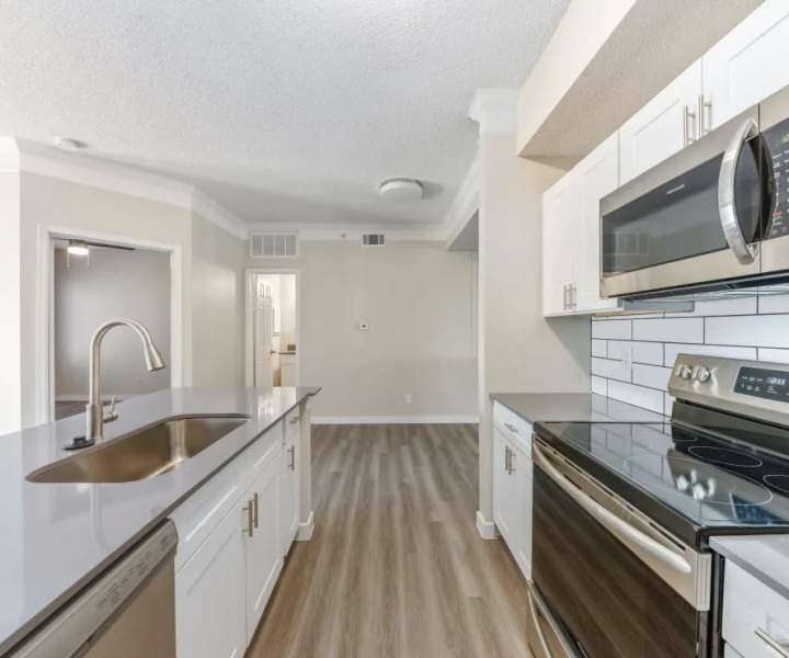 Modern kitchen at Benton in Dallas, Texas