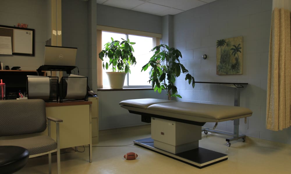 Examining Room Maple Ridge Care Center in Spooner, Wisconsin
