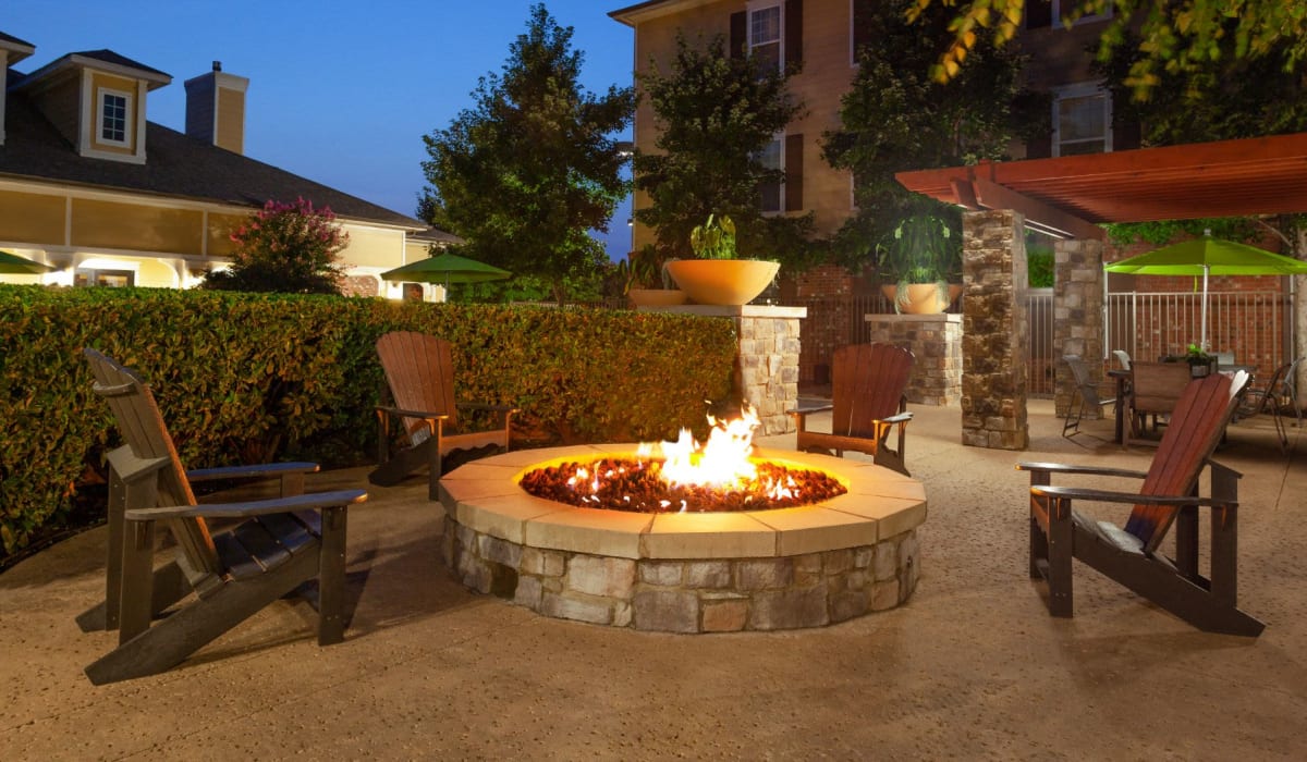 Fireplace area at Cantare at Indian Lake Village in Hendersonville, Tennessee