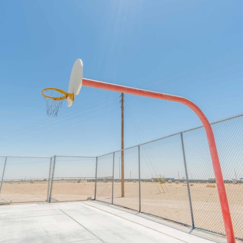 Basketball On Base Housing in Yuma, Arizona