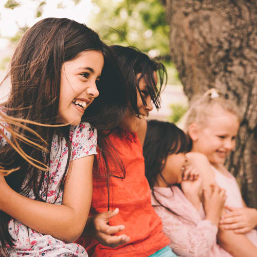 Children playing at Lofgren Terrace in Chula Vista, California