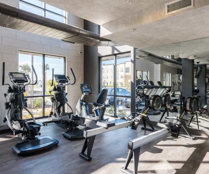 Fitness center at The Walton in Sanford, Florida