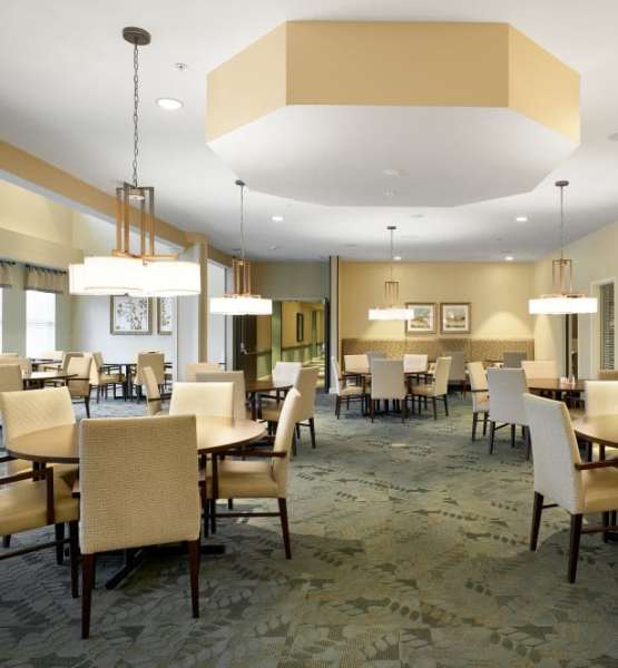Dining room at Legacy Living Fishers in Fishers,Indiana