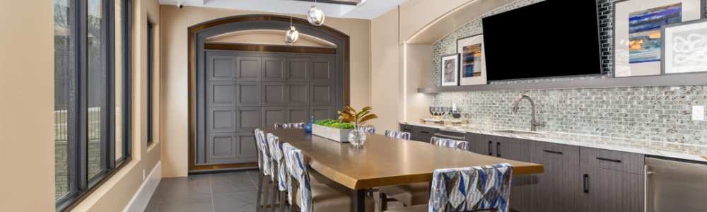 Wine lounge at Encore at West Valley in White Lake, Michigan