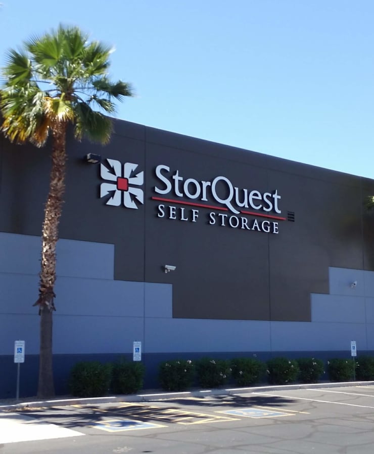 Exterior at StorQuest Self Storage in Chandler, Arizona