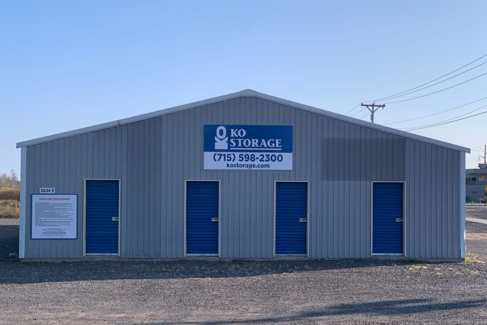 View our hours and directions at KO Storage in Superior, Wisconsin
