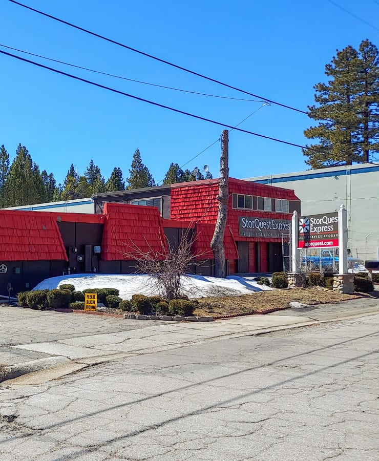 Outdoor units at StorQuest Express Self Service Storage in South Lake Tahoe, California
