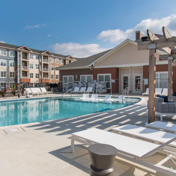 Swimming pool at Palmer's Creek, Fredericksburg, Virginia