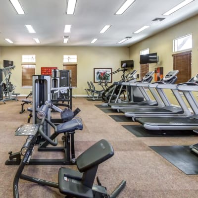 Fitness center at Gateway Village in San Diego, California