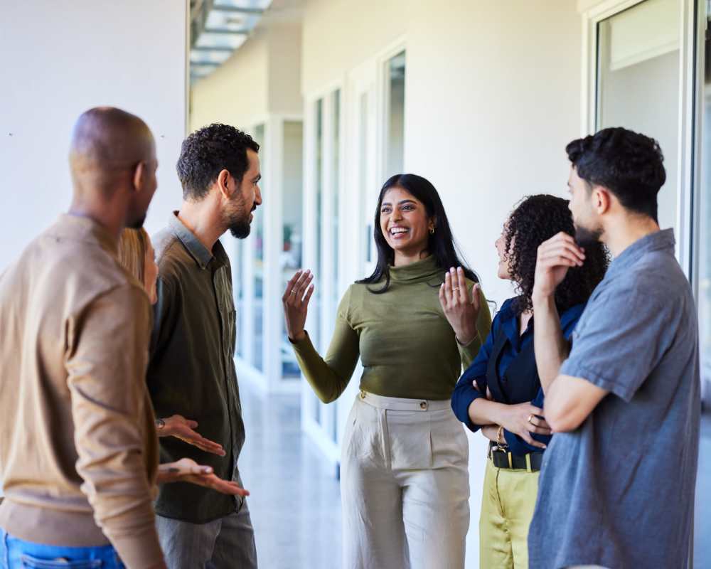 Members of the team at Stintino Management in Charlotte, North Carolina