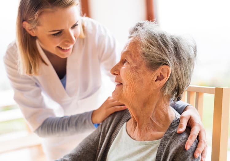 Home for seniors at Dale Commons in Modesto, California