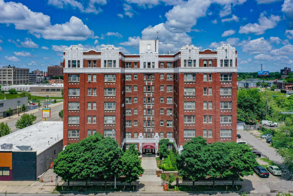Midtown neighborhood at Detroit, Michigan
