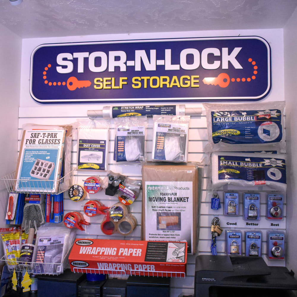 Moving supplies for sale at STOR-N-LOCK Self Storage in Boise, Idaho