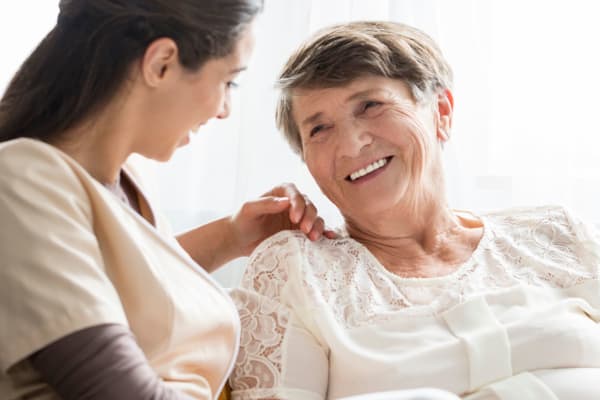 Caregivers at Koelsch Communities senior living communities provide outstanding service