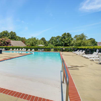 A swimming pool at Midway Manor in Virgina Beach, Virginia