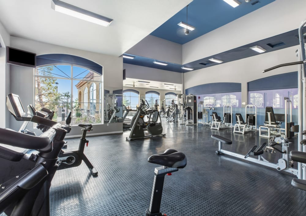 Gym at Montebello at Summit Ridge in Reno, Nevada