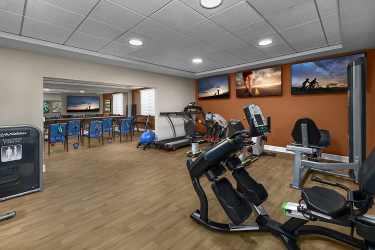 Fitness Center in Clearwater at North Tustin in Santa Ana, California. 