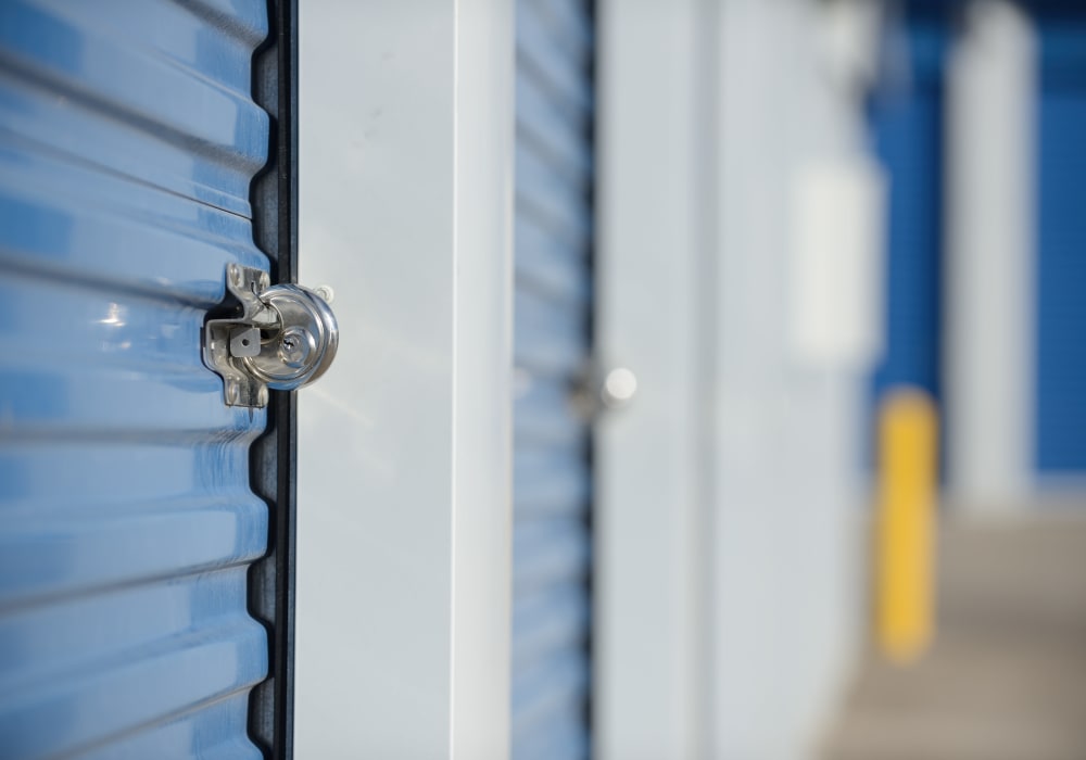 Locked units at Apple Self Storage - Fonthill in Welland, Ontario