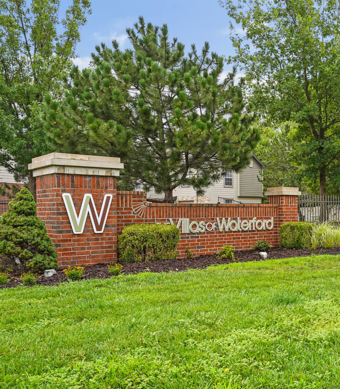 Exterior of Villas of Waterford Apartments in Wichita, Kansas