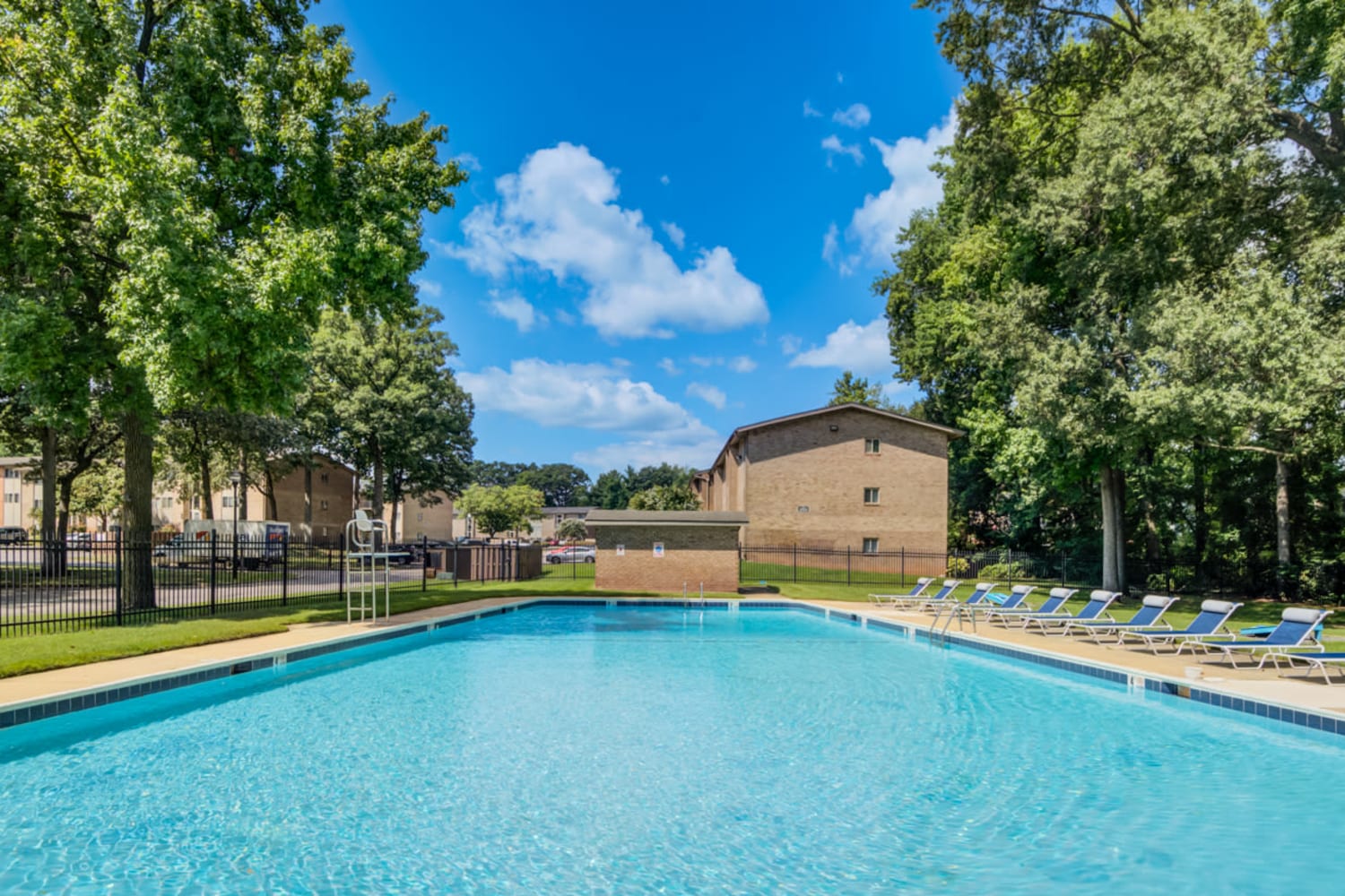 Swimming pool at Cedar Creek Apartment Homes in Glen Burnie, Maryland