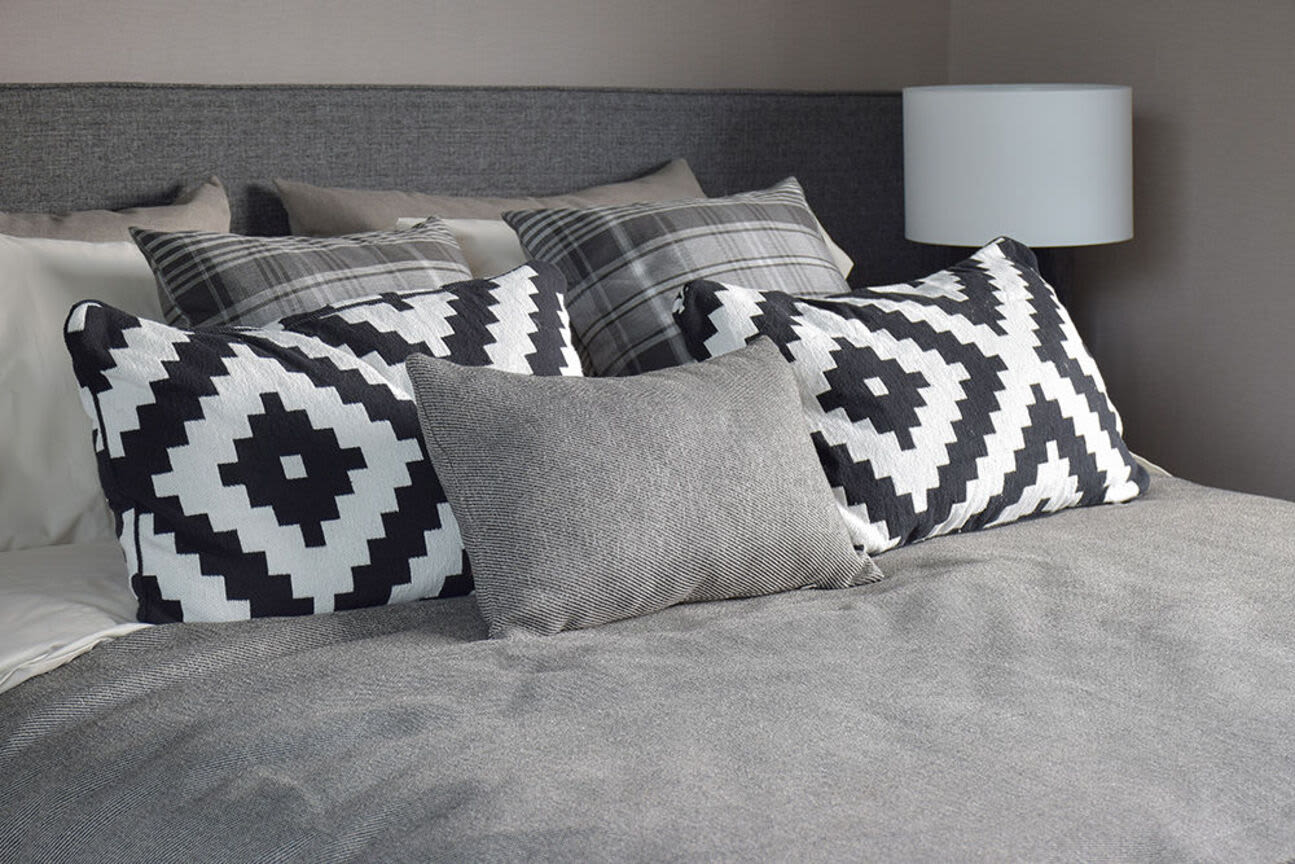 Cozy apartment bedroom at 270 Huntington in Boston Massachusetts